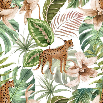 Papel Tapiz Selva Tigre 2.40 mt alto x 60 cm ancho