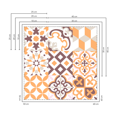 Turkish 30x30 cm - 20 units for floors / covers 1.8 m2