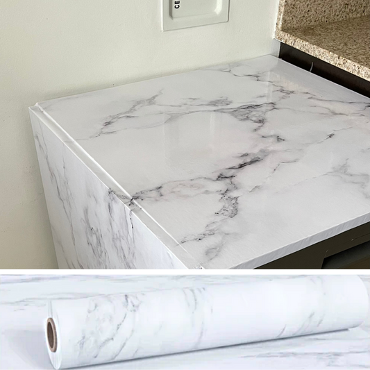 Marble Texture - Adhesive Vinyl Roll - 200x40 cm - Covers 0.8 m2