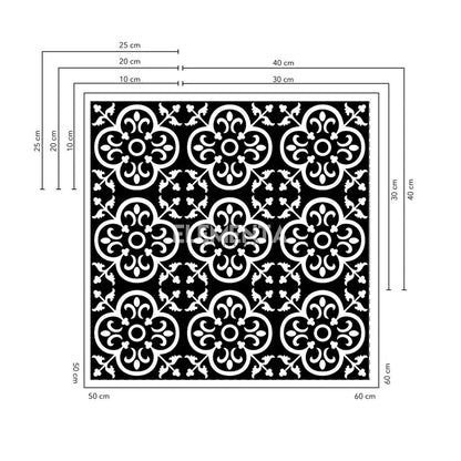 Vinilo Decorativo - Baldosas en Set - 20 UNIDADES