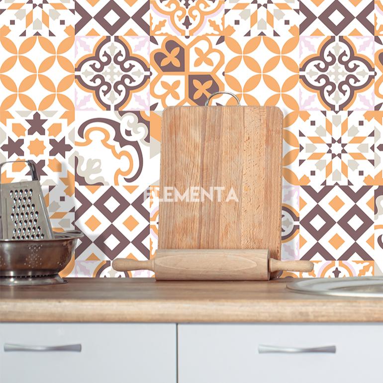 Vinilo Decorativo - Baldosas en Set - 20 UNIDADES