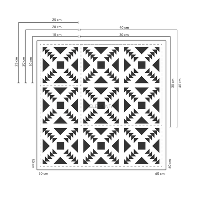 Antonia 10x10 cm - 20 units for floors / covers 0.2 m2