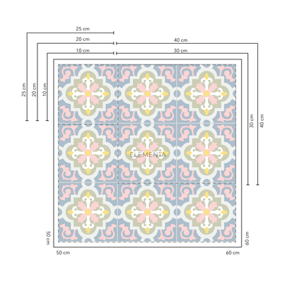 Arouca Baldosas  10x10 cm - 20 unidades / cubre 0,2 mt2