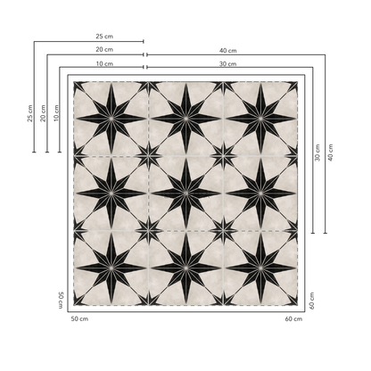 Batalha 10x10 cm - 20 unidades para pisos / cubre 0,2 mt2