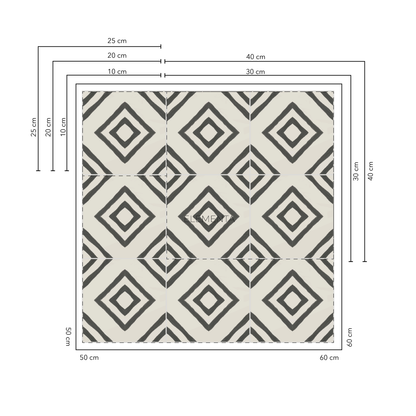 Beja 10x10 cm - 20 unidades para pisos / cubre 0,2 mt2